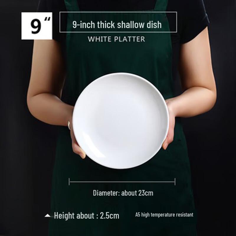 A5 Melamine Round Dining Plate