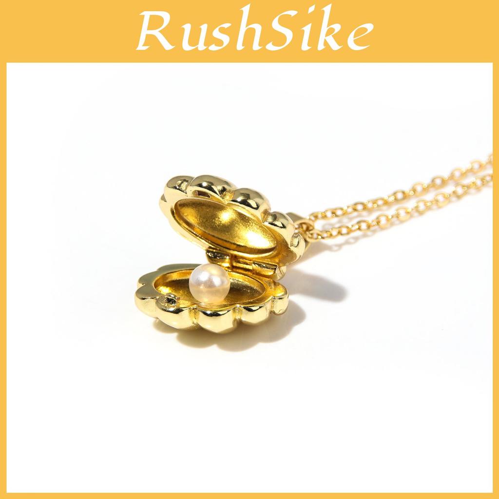 Collana Sirena Melodia Con Ciondolo Perla Conchiglia Per Donne e Uomini