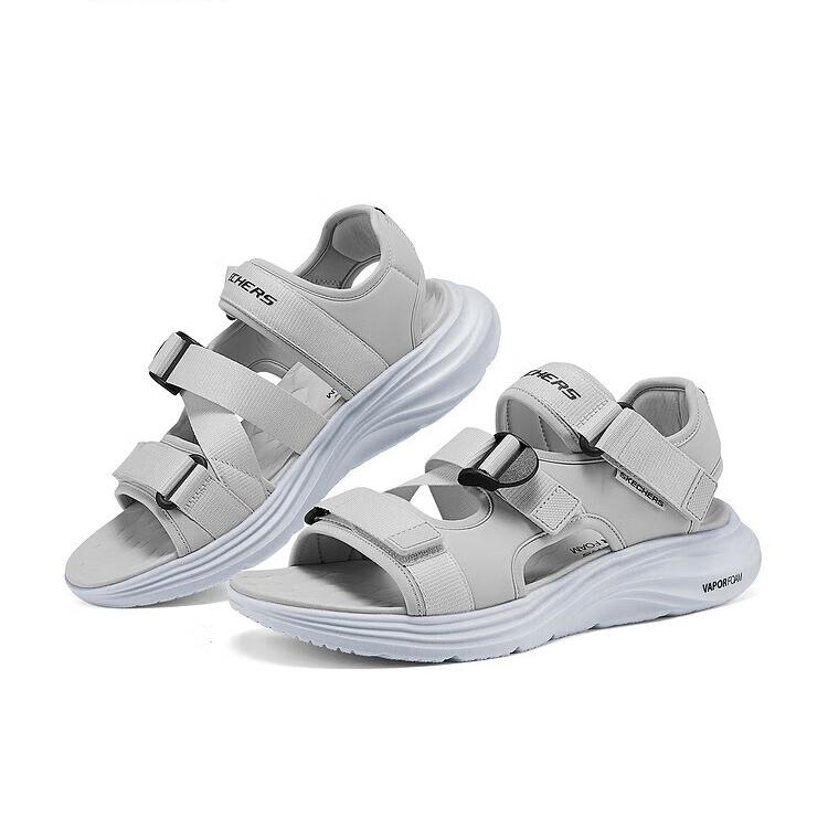 Skechers Sport Mens Versatile Comfortable Beach Sandals Men Sandals Gray 232886-GRY