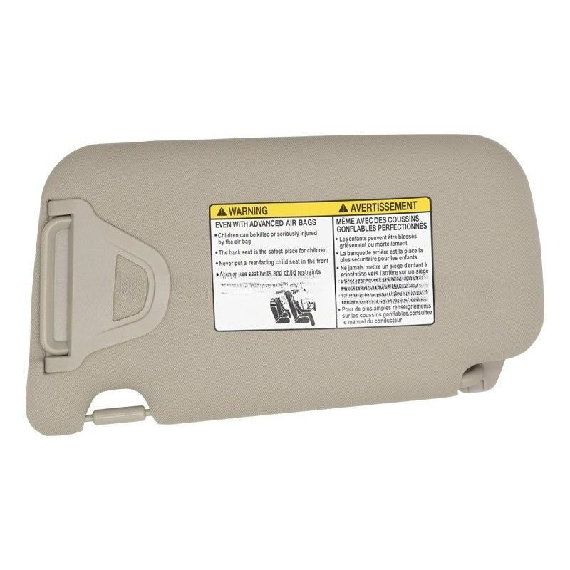Car Sun Visor for Nissan Sentra 2013-, 96401-3SG8A, Beige/Grey with Cable & Vanity Mirror, Front Side Sun Shade Replacement