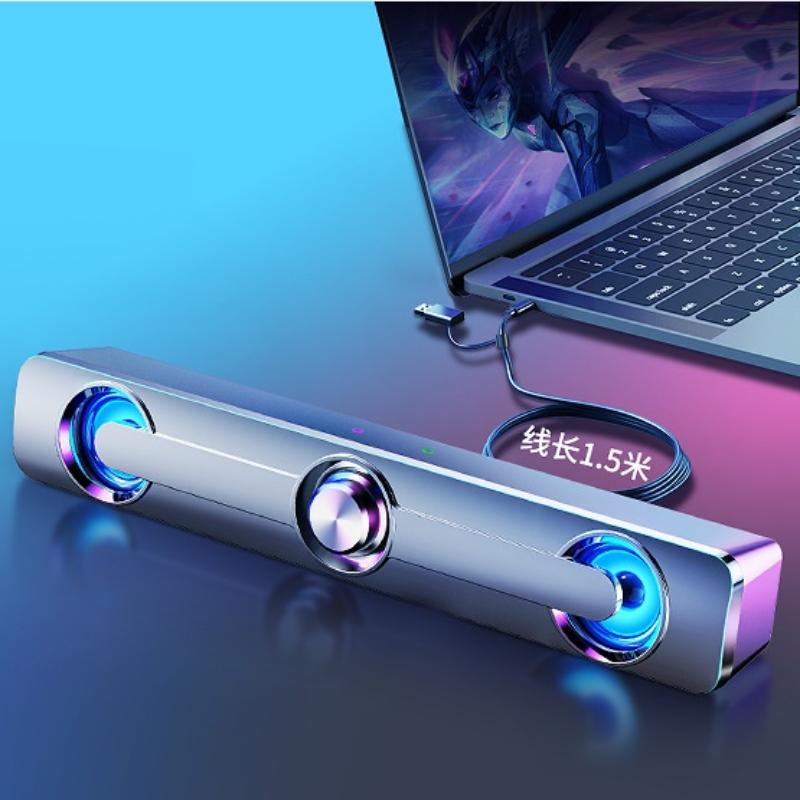 Bluetooth Usb Wired Speakers Bar Stereo Speaker For Projector Pc Laptop Phone Computer 3.5Mm Aux Speaker