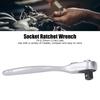 Socket Ratchet Wrench Mini Quick Release Spanner Screwdriver Bit Handle 72 Teeth 1/4in Drive