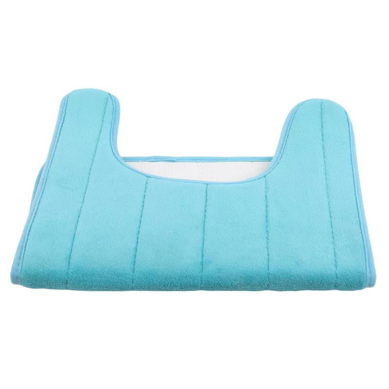 Practical Household Slow Rebound U-Shaped Water Absorbing Mats Bathroom Toilet Kitchen Floor