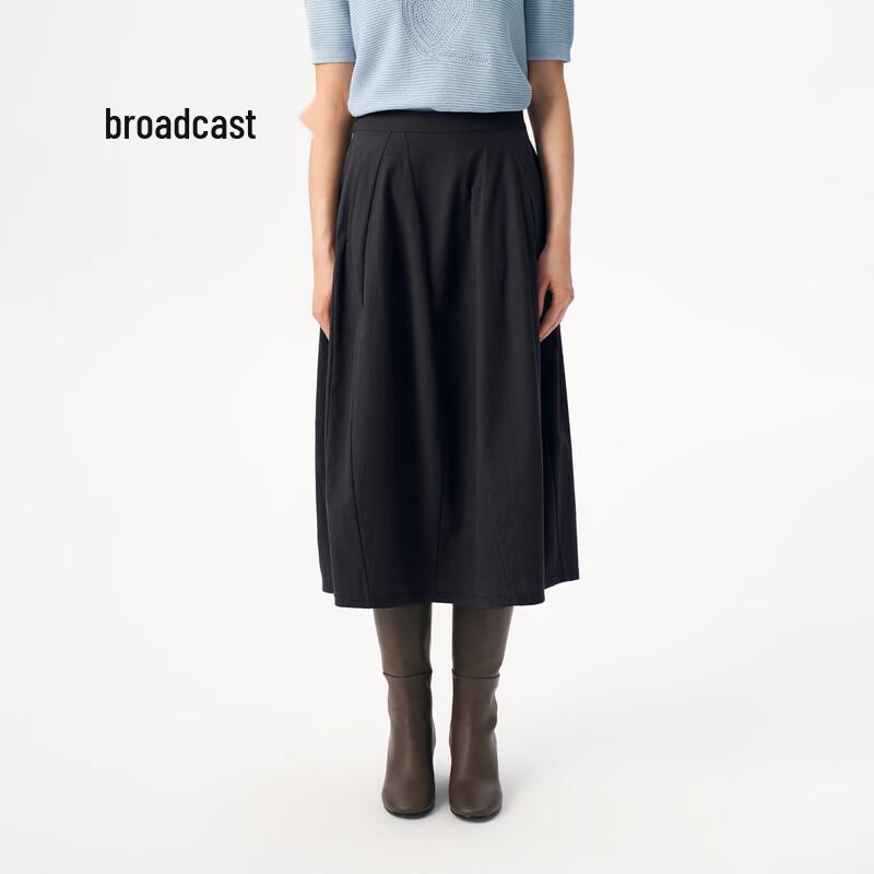 Broadcast American Style Chic Petal Mid-length Skirt