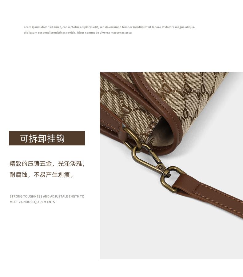 Ladies' new handbag, crossbody bag, high-end and trendy, paired with light luxury small bag, shoulder bag