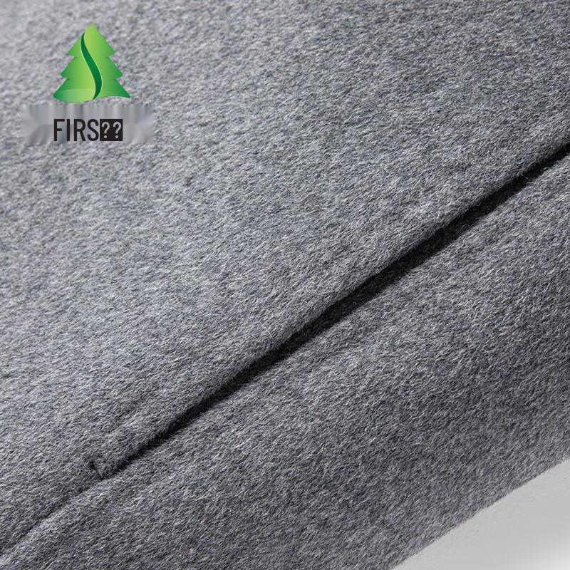 Shanshan Men's Wool Blend Double-Faced Overcoat