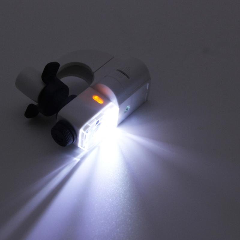 60X Magnification Jewelry Gemstones  Loupes with LED Light Magnifier Lens for Professional Inspection Detailed Observation