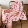 Cartoon Flannel Throw Blanket | Thick, Non-Shedding, All-Season Use for Dorms, Sofas, Cars