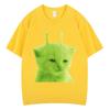 Funny Cat Meme T Shirts Unisexs Women Casual Cotton Vintage Tshirt Fashion Short Sleeve Oversized Harajuku Tshirts Streetwear