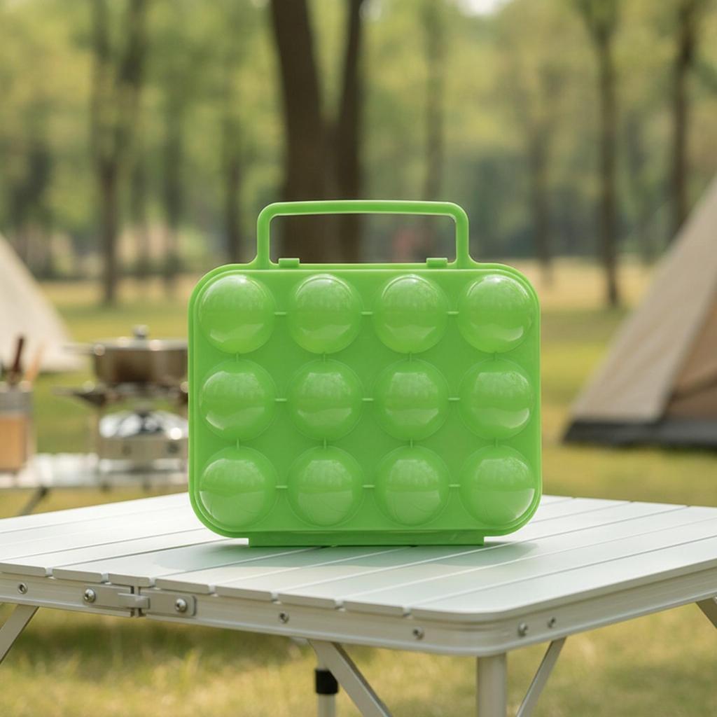 Portable Egg Safety Case Lightweight Storage Box Compact Holder