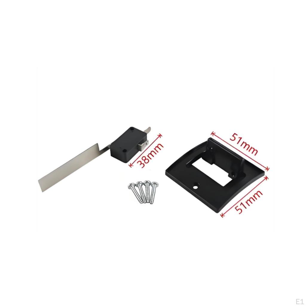RV Heater Switch with Mounting Frame FlameRetardant Control Ebony Actuator for Camper