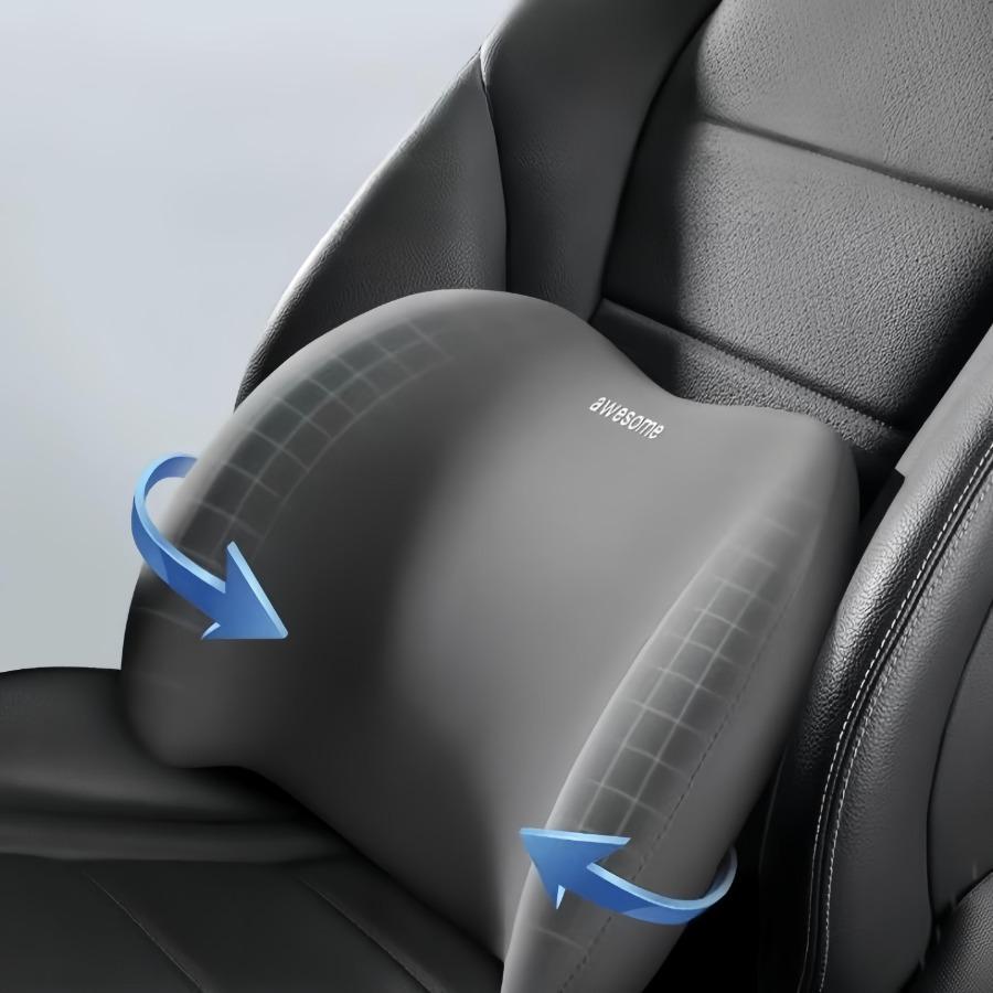 Car Headrest Space Memory Foam Headrest Lumbar Pad Vehicle Supplies Lumbar Support Pillow Car Lumbar Pad To Relieve Fatigue Office Headrest
