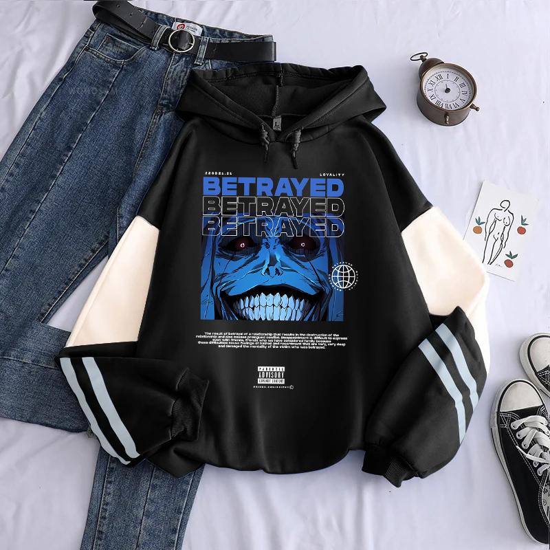 Hot Anime Solo Leveling Sung Jin-Woo Printed Hooded Men Women Manga Patchwork Hoodies Oversized Pullover Harajuku Sweatshirt