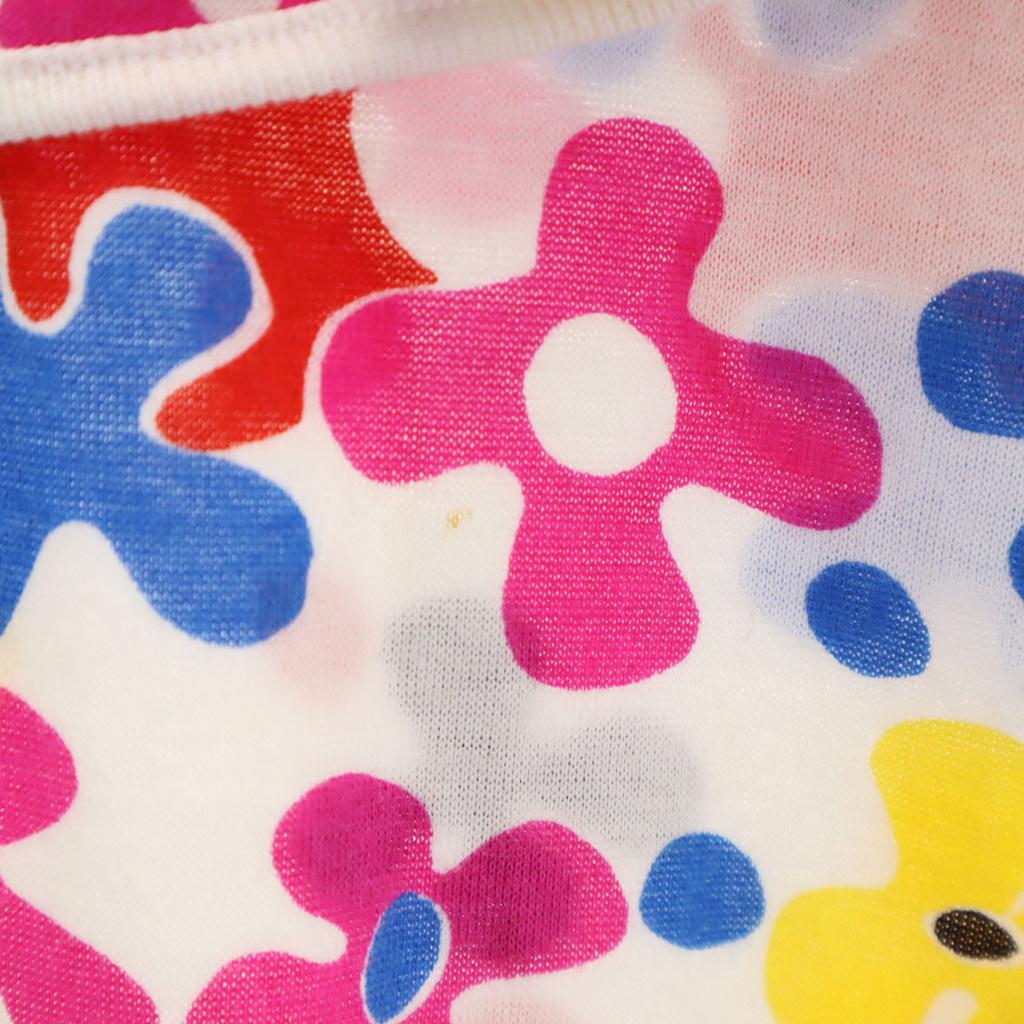 Yves Saint Laurent Unused Floral No Sleeve T-shirt 140 Tagged Kid's Used