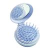 1/2Pcs Mini Air Cushion Brush with Mirror Folding Round Mirror Scalp Massage Brush