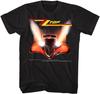 ZZ Top Rock Band Music Group Eliminator Album Cover Adult T-Shirt Tee