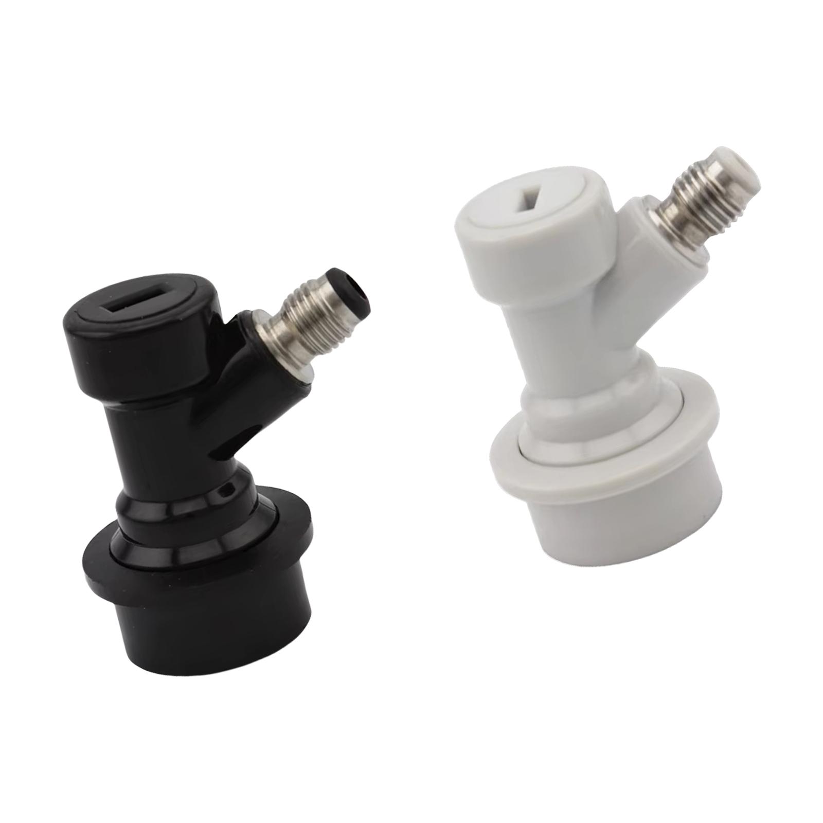 

1 Pair Stainless Steel Kegs Parts Ball Lock Fittings for Easy Beer Dispensing Beer Kegs Connectors Dispenser Supplies A
