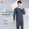 Tongniu Men's Thick Soft Fleece Thermal Underwear Set