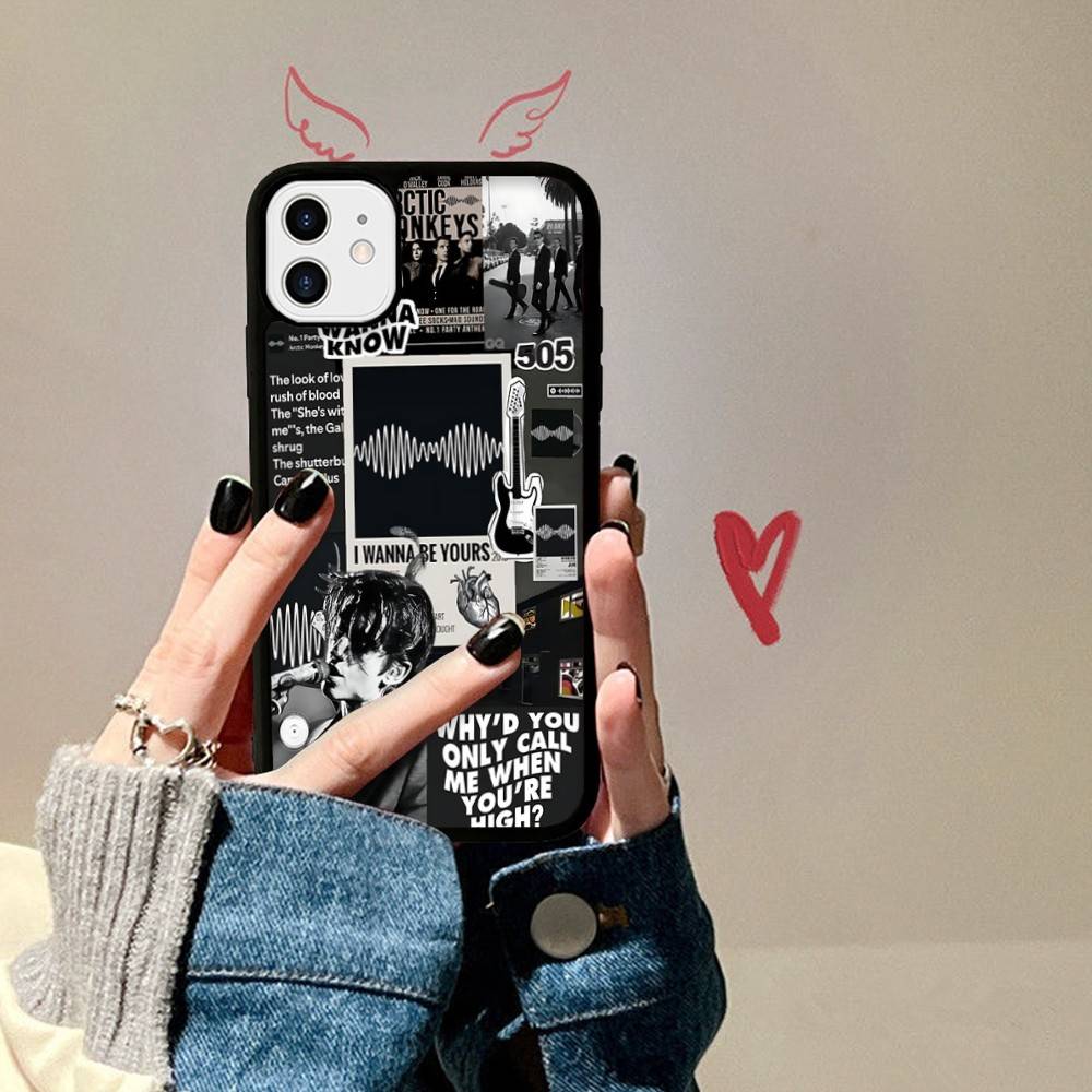 Rock Band A-Arctic M-Monkeys For IPhone 17 16 15 14 13 12 11 Pro Max Plus Mini PC+TPU Back Phone Cover