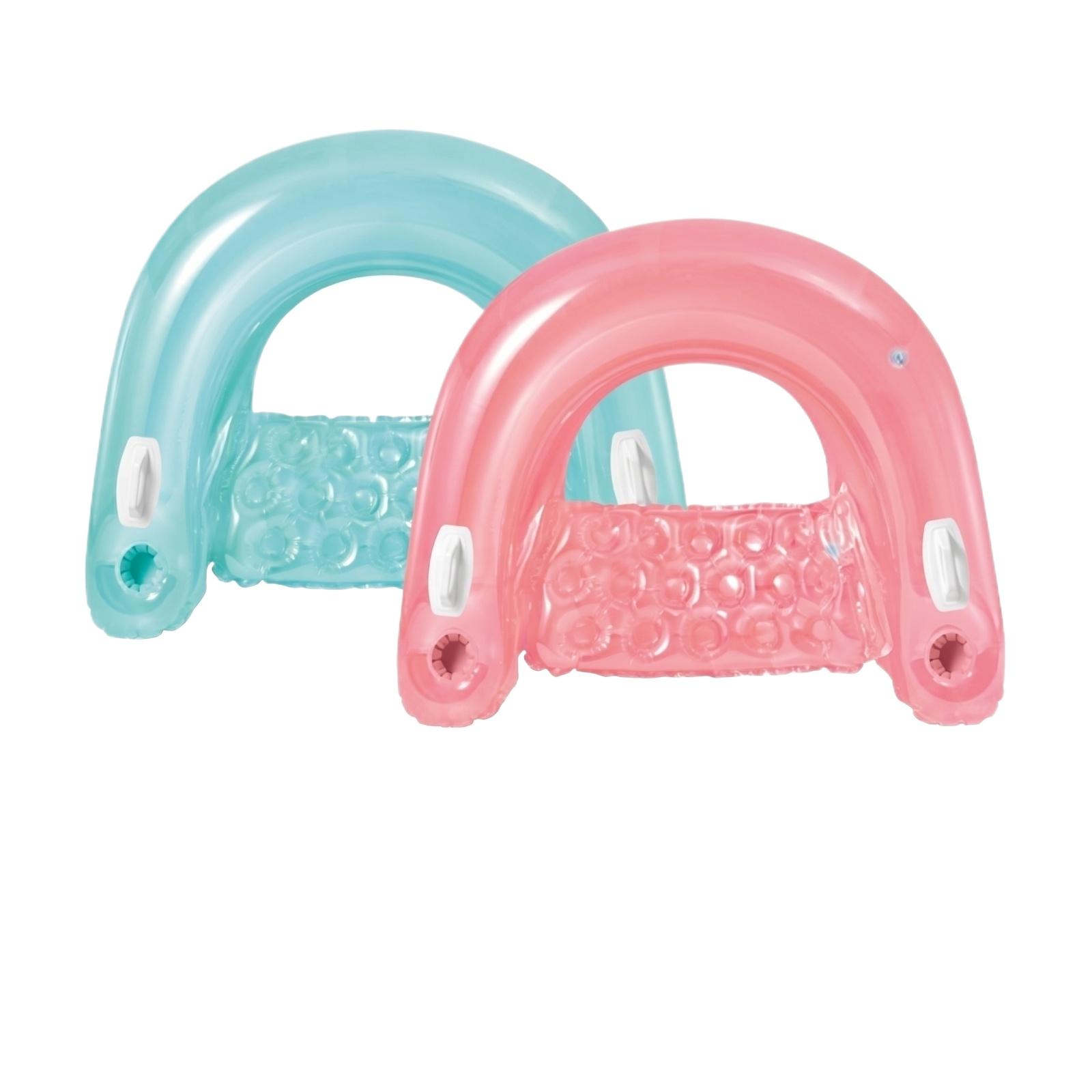 Popular Inflatable Transparent Donut-shaped Swimming Ring For Swimming Pools. One Size