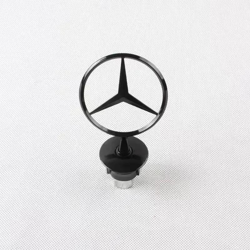 

Автомобильная наклейка Новая 2025 Для Mercedes Benz Капот автомобиля Передний Хромированный Логотип Маркировка капота Звезда Значок на капот Наклейка на багажник Для Merced