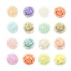 20Pcs Acrylic Transparent Colorful Roses Beads Candy Color Rose Flower Beads For Jewelry Making DIY Necklaces Earrings Crafts Accessories