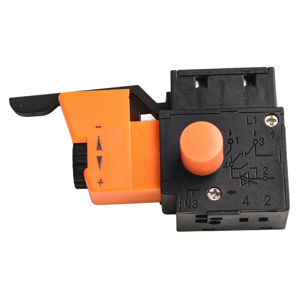 220V 6A Trigger Switches Accessories Plastic Metal