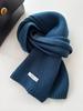 "Sciarpa Australiana in Pura Lana e Cashmere - Unisex, Calda, Maglia a Tinta Unita per l'Inverno"