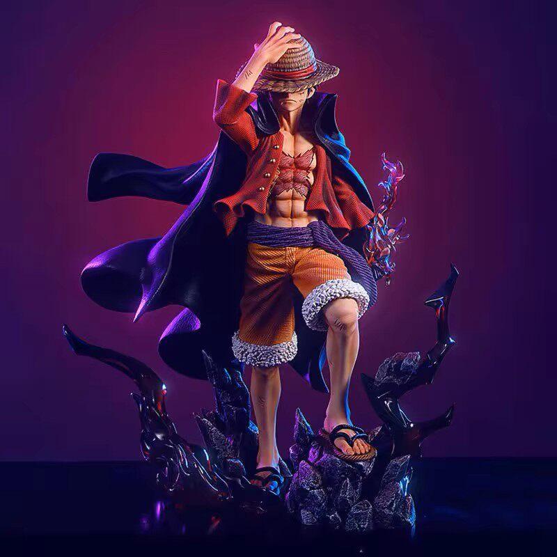 Anime Luffy One Piece Figure Anime Action Figures Collectible Model Q Version Funny Toys for Children Surprise Gift Decor