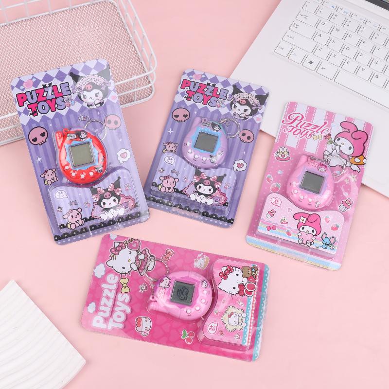 Harajuku Hello Kitty Tamagotchi Electronic Pets Toy Keychain Sanrio Kuromi Game Machine 90S Nostalgic Virtual Cyber Pet Toy