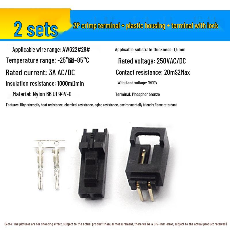 2.54 Lockable DuPont Connector: 2P & 3/4/10P Straight/Bent Pin Header MX2.54 Socket