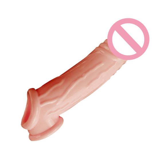 Meeste korduvkasutatav peenise varrukas dildo pikendaja ejakulatsiooni viivitav sekslelu