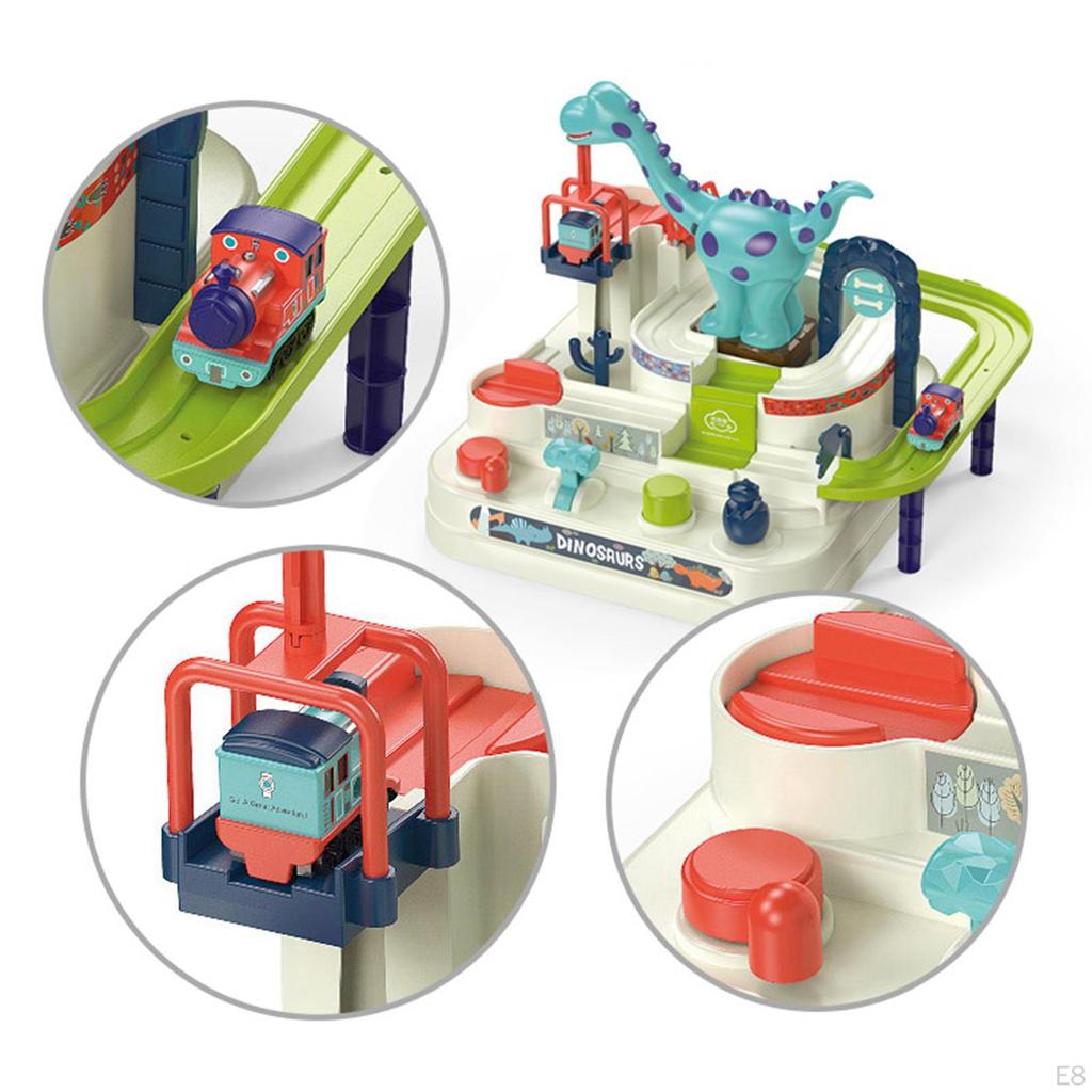 Car Adventure Toy, Race Track Toy Set Road Racing Puzzle Model Toys Rail for Toddlers Kids