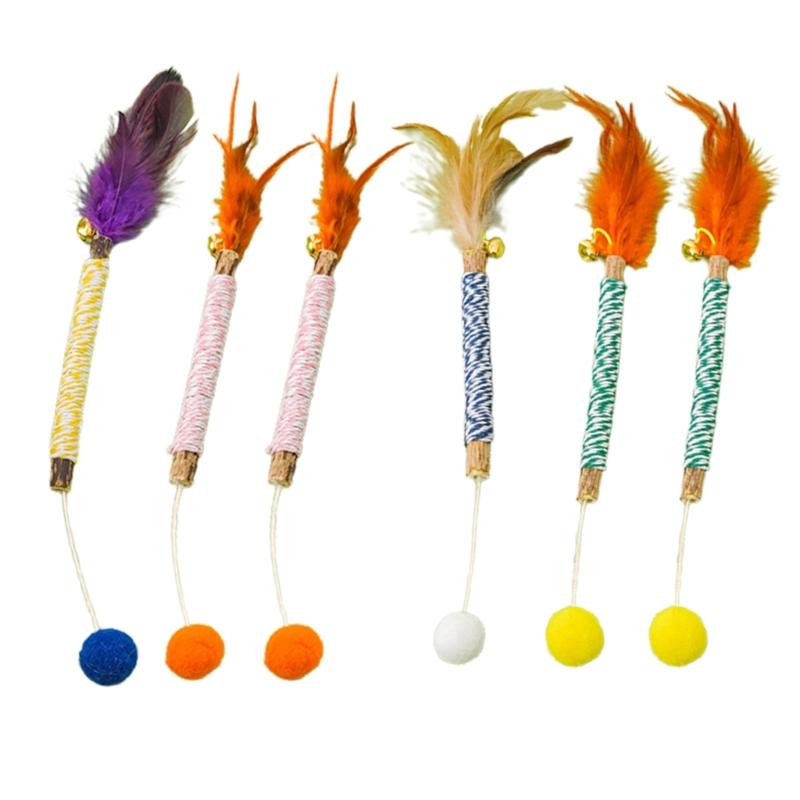 Pet Cats Chew Sticks Natural Grass Pet Snacks Hairball Control Cat Teasing Stick