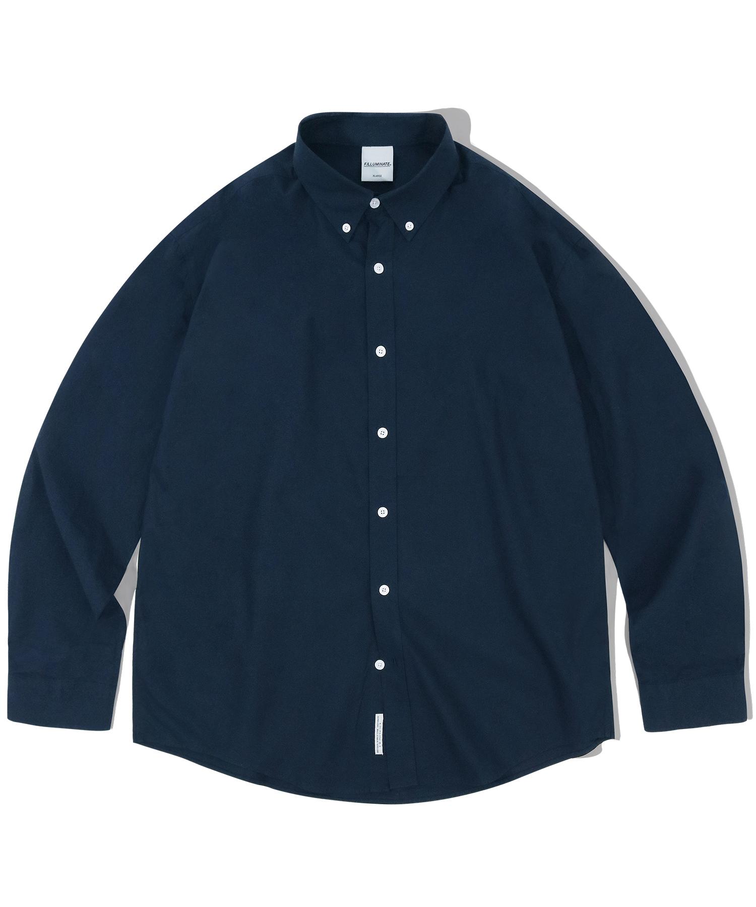 Illuminate Oversized Bio Cotton Shirt - Navy Navy/L