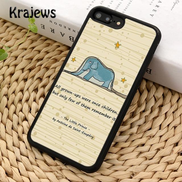 Krajews Animation Animal Elephant Soft Phone Case Cover For iPhone 16 15 SE2020 14 6 7 8 Plus 11 12 13 Pro Max Coque Fundas