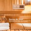 Sauna Havalandırma Deliği Ahşap Dikdörtgen Izgara Havalandırma Ekipmanı Buhar Odası Aksesuarı