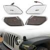 Powerful Led Front Side Marker Light Turn Signal Lamp Round Eyebrow Side Lamp For Jeep Wrangler JL 2018+