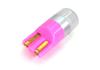 6 Pcs T10 LED Bulb, W5W 12V CANBUS 190lm Pink