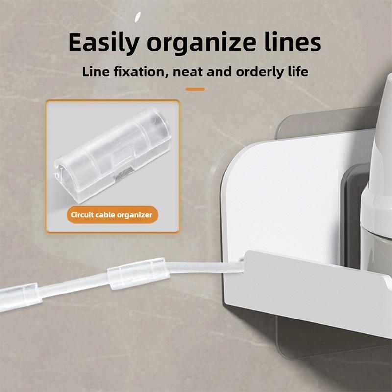 Wall Mounted Floating Stand For Security Camera Mini Speaker Self Adhesive Punch-Free Security Surveillances Camera Holder