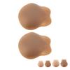 1 Pair Rabbit Ear Shape Silicone Nipple Cover Portable Adhesive Nipple Patch for Women