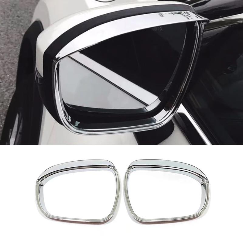 For Mitsubishi Outlander 4 PHEV 2024 Side Door Rearview Mirrors Cover Rain Shield Eyebrow Frame Trims Car Accessories
