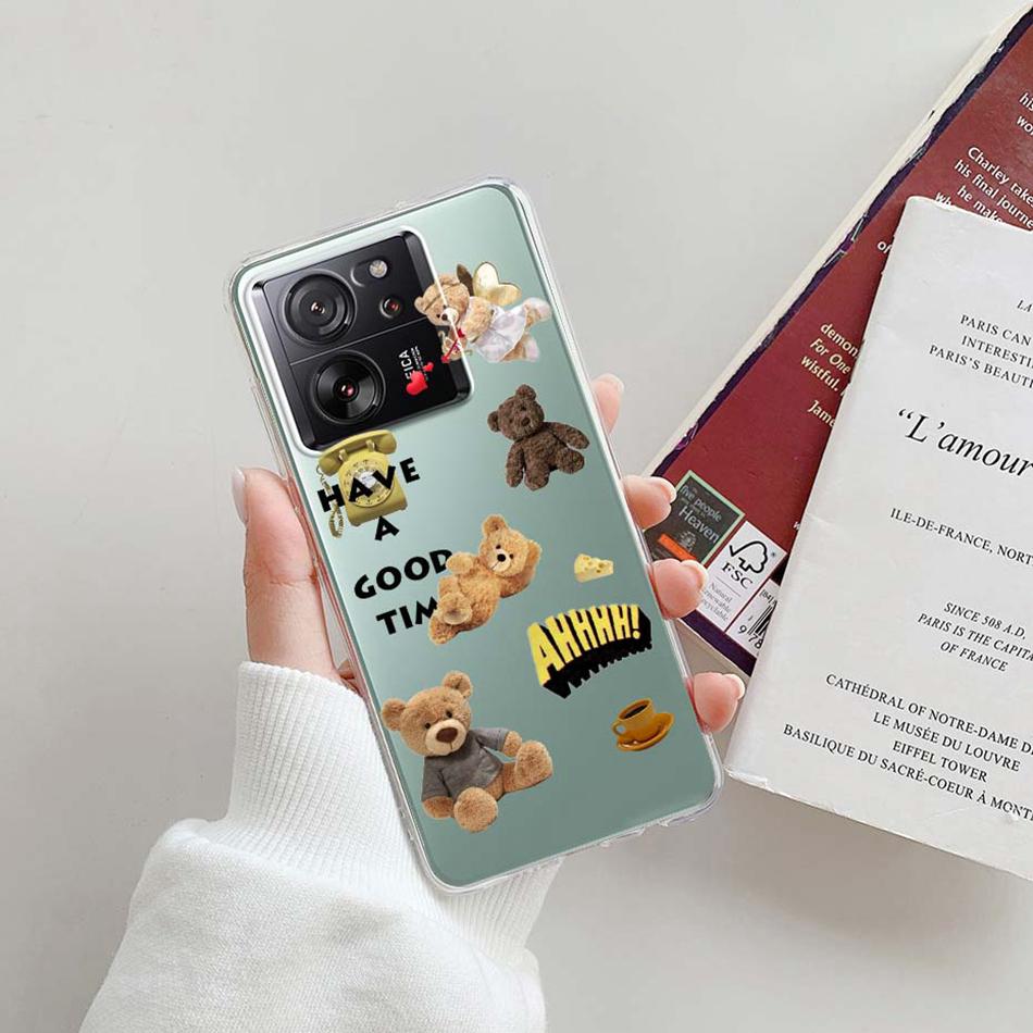 For Xiaomi 13T Pro Case Clear Coque Soft Silicone Transparent TPU Cover For Xiaomi Mi 13T Pro Phone Case For Xiaomi Mi 13T Funda