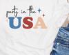 Party In the USA, Patriotic Tshirt, Patriotic Shirt, Party Shirt, Fun Party Shirt, Made In the USA, Great Gift