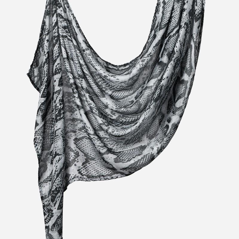 Ins Style Printed Thin Gauze Scarf Personalized All-match Sunscreen Large Shawl Long Women's Headscarf