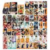 Haikyuu! Trading Cards, LOMO Cards, and Accessories, featuring Hinata Shoyo, Kageyama Tobio, Kuroo Tetsuro, Tsukishima Kei, and Sugawara Koushi. Karas