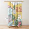 Japan Lucky Fortune Cat Shower Curtain Gold Coin Bathroom Decoration With Hook Polyester Fabric Waterproof Shower Curtain Hooks