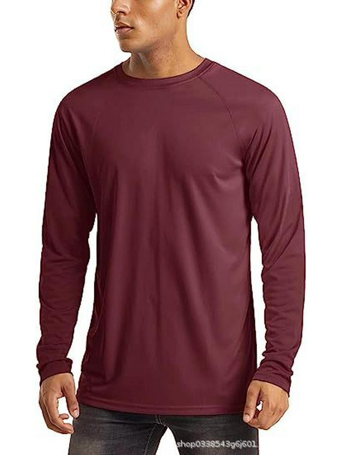 

Чоловіча футболка з довгим рукавом для активного відпочинку із захистом від сонця UPF 50+ для риболовлі 3XL