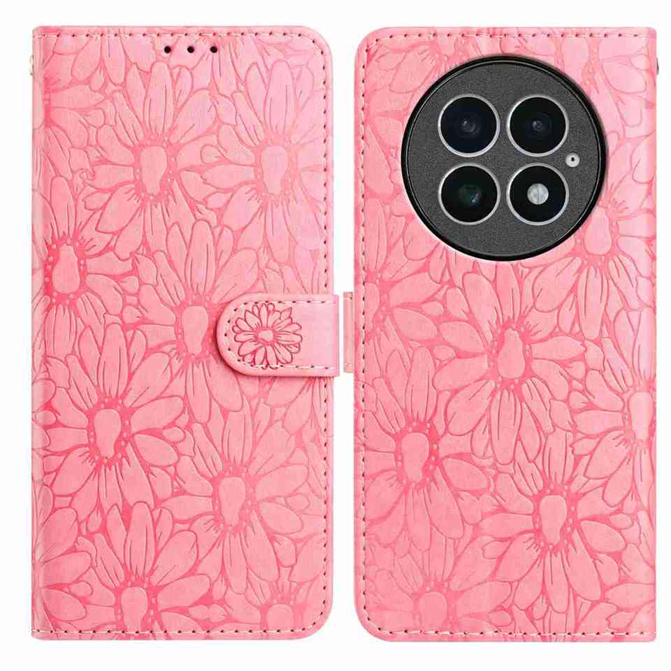 10-Color Daisy Embossed Flip Card Case for Infinix Smart 8/itel A70/Tecno Spark 20,Pop 7,Pop 8,Pova 5,Pova Neo 2,Pova Neo 3,Spark Go 2023...