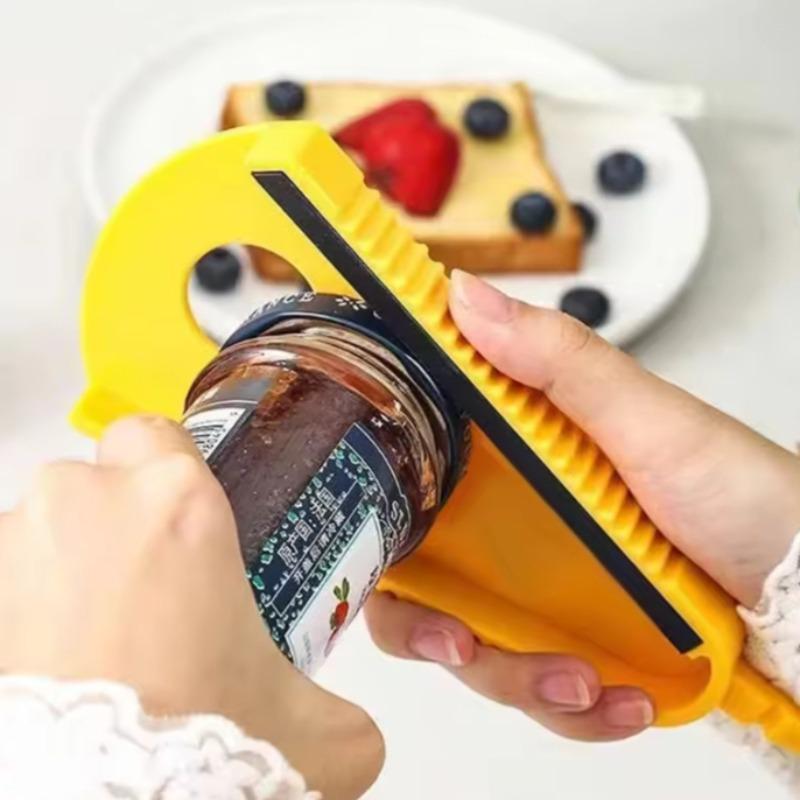 3-in-1 Multi-Purpose Can Opener, Manual Bottle Opener for Beer Coke, Jar Opener for Jam Lids, Smooth Edge Kitchen Can Opener